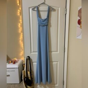 Beginning Boutique Blue Maxi Formal Dress